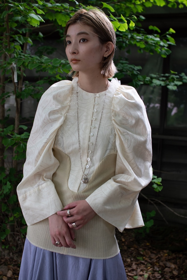 AKIRAFURUKAWA Jacquard Blouse