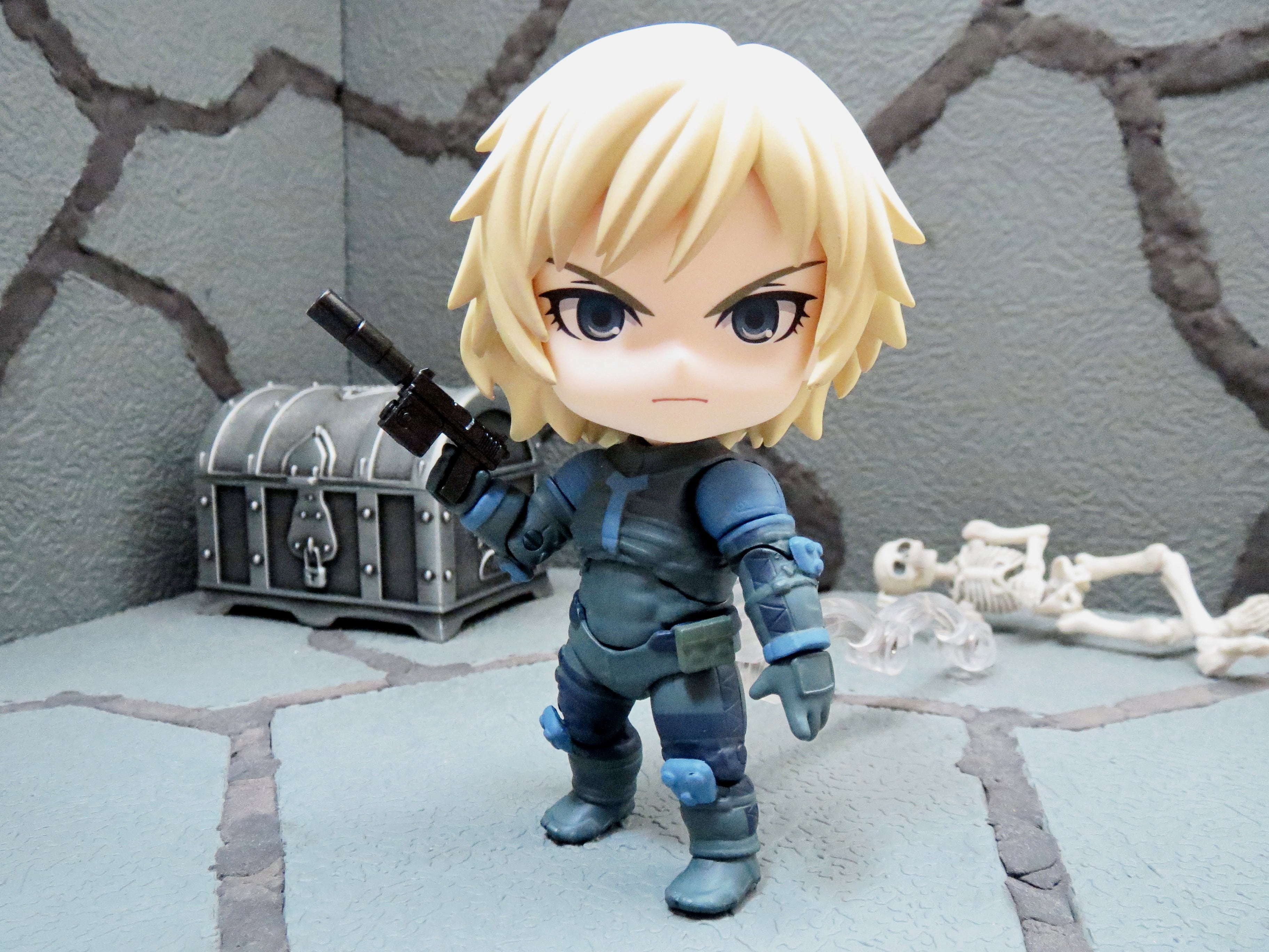 SALE】【538】 雷電 MGS2Ver. 顔パーツ キリリ顔 ねんどろいど