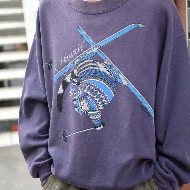 crazy shirt kliban cat fade print sweat