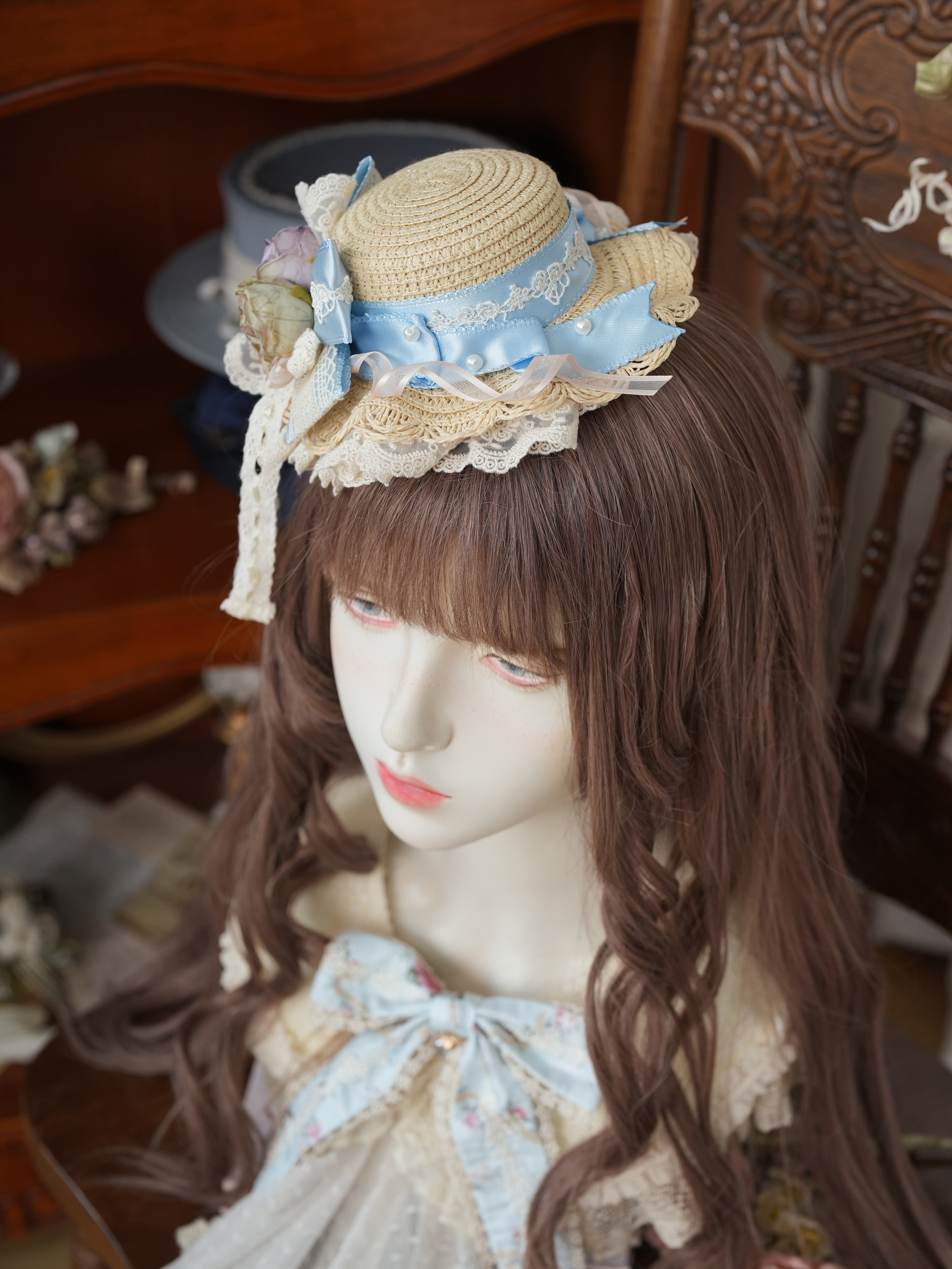 フローレンス・ブーケ ローズカクテルハット | HoshibakoWorks