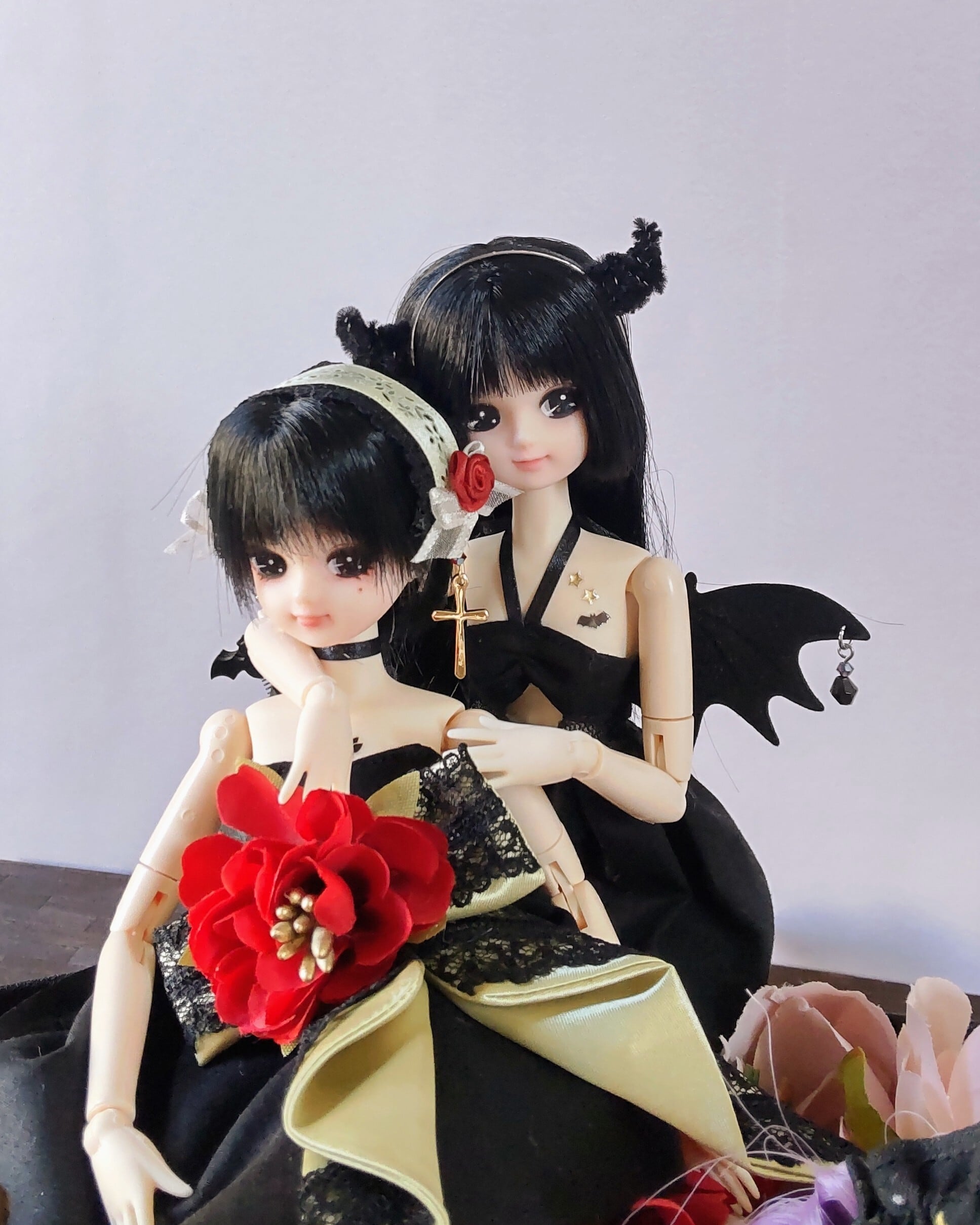 ハロウィン リカちゃん 服  ハンド メイド 人形服  洋服 2632 送料無料】ハロウィンコスチューム リカちゃんサイズ 22cm