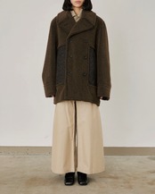 i’m here : - Boa P-Coat :Melange|ケンピメルトン/Extra TIMEピンズ