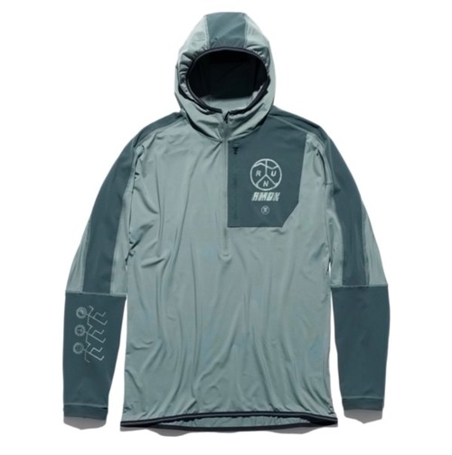 RUN AMOK(ランアモック) GRINNELL HOODIE COLOR: DARK FOREST