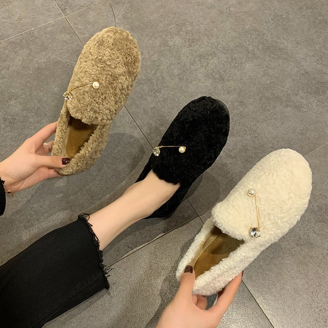 ウィンタースタイルシングル 靴 シューズ コットン 冬物 ラウンドトー 部族の婦人靴45251631805