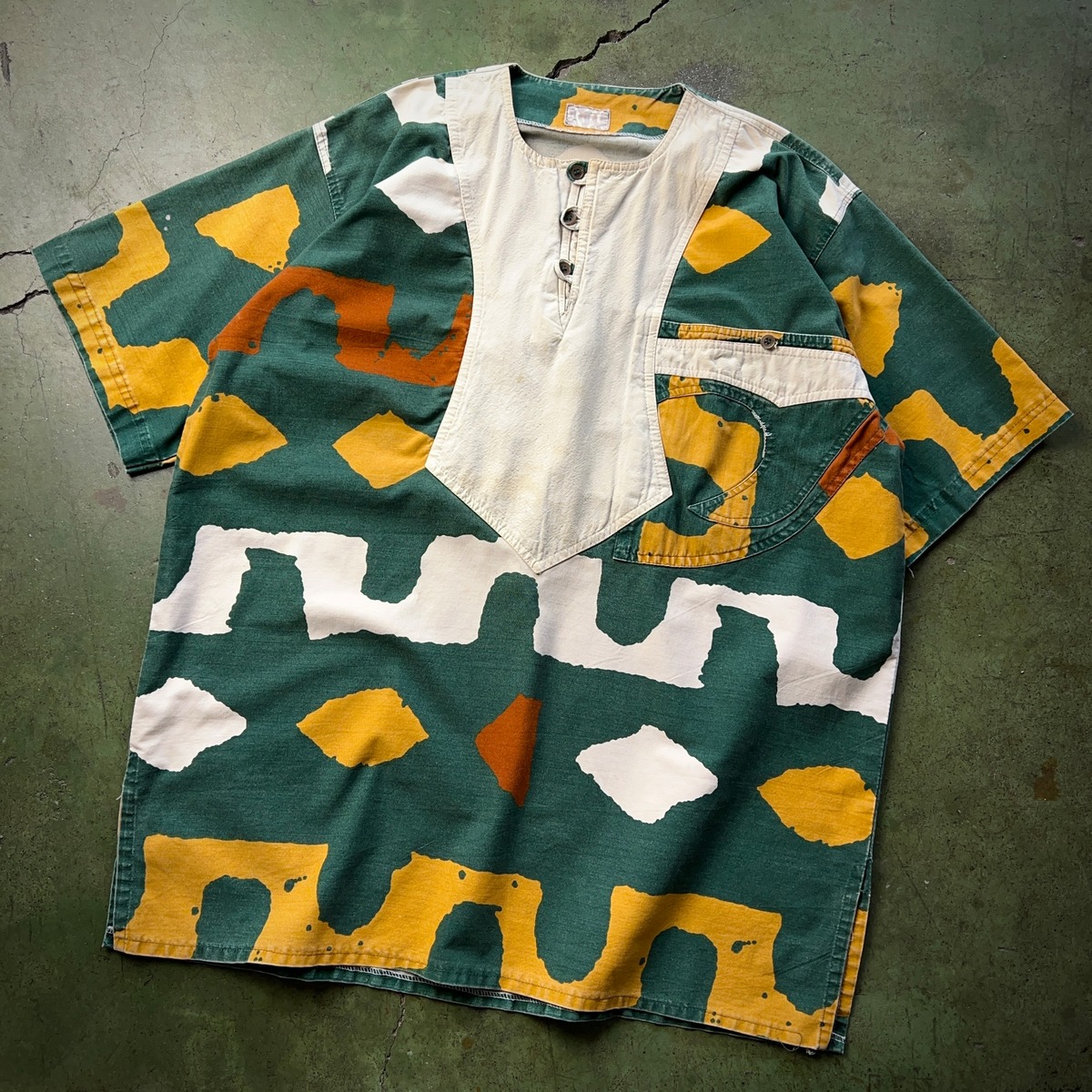 Vintage Europe Design Pullover S/S Shirt ユーロ デザイン プル 