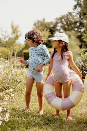 Louise Misha / Andrea Bathing Suit - Pink Daisy Garden