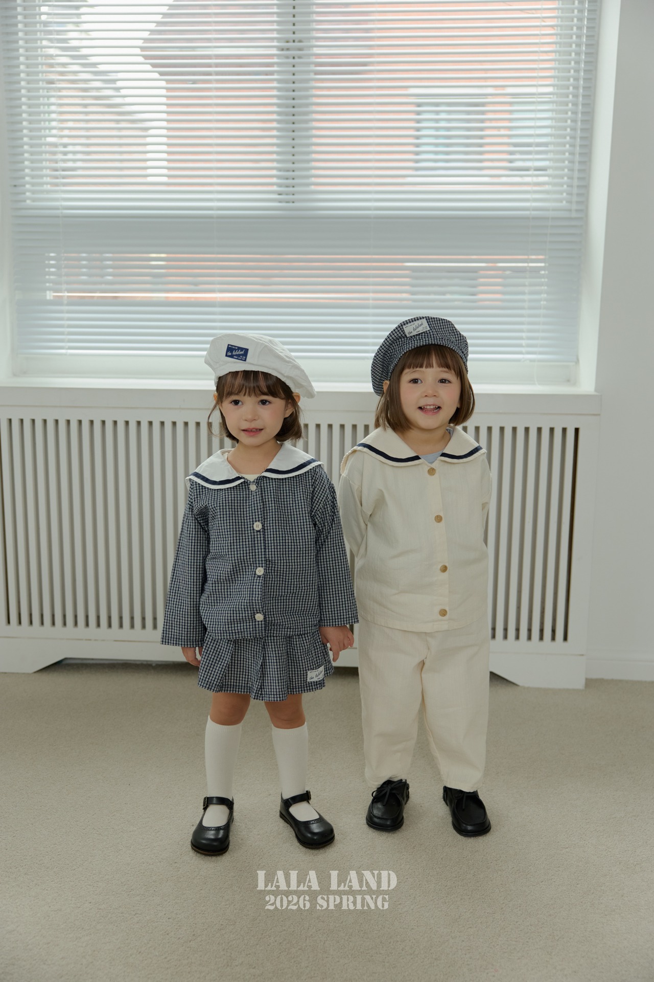 LALALAND 26/SS (Kids)Sailor-collar shirt