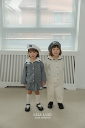 LALALAND 26/SS (Kids)Sailor-collar shirt