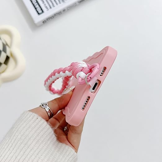 iPhone 15 Pro ケース 携帯ストラップ付き かわいい おしゃれ シンプル