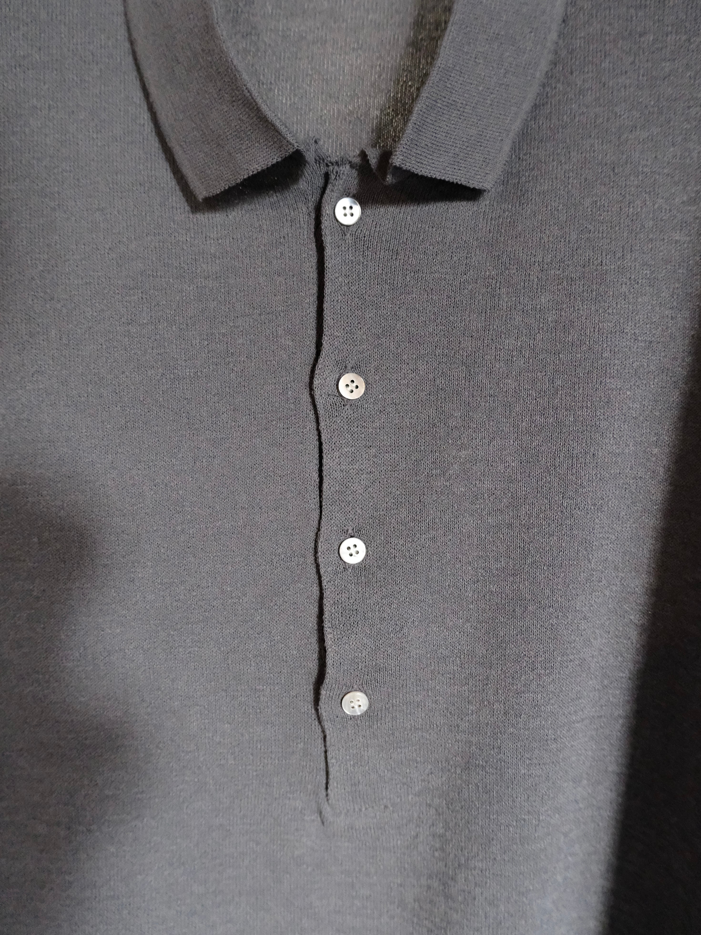 SOSHIOTSUKI】 DRAPED PLACKET POLO SHIRT | THE OUR