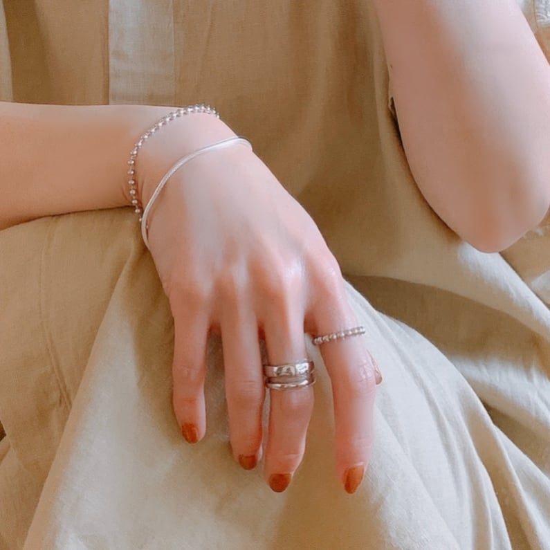 ★BRSNEK　ブレスレット　個性派ブレスネック　18cm〜22cmまで調整可能 スネークブレスレット S925 | Lune (リュンヌ)