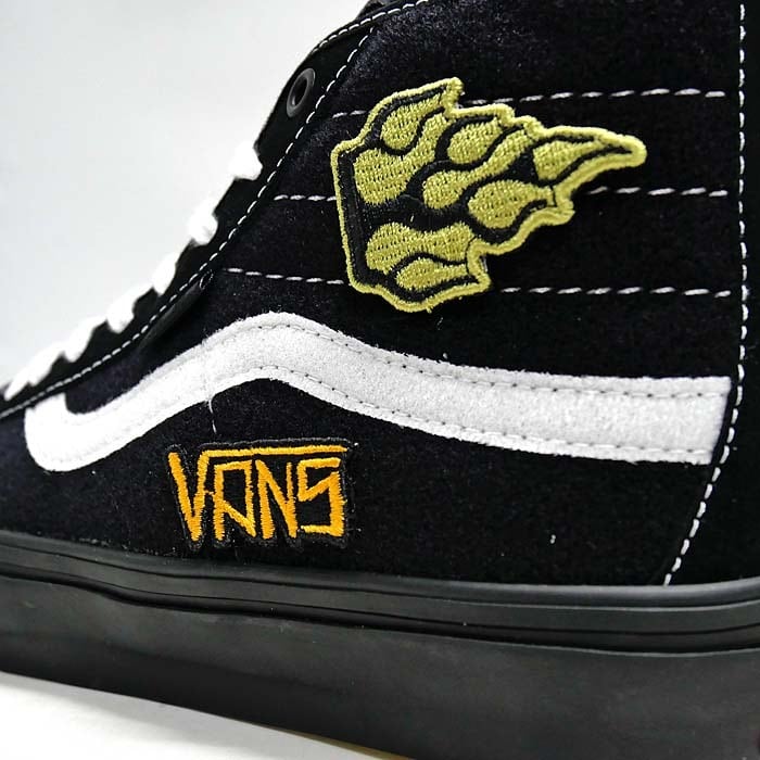 VANS SKATE SK8-HI DECON VN0A5KYBBKA (ELIJAH BERLE)BLACK/BLACK 25.5