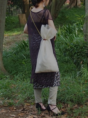 ORIGINAL MESH DRAWSTRING BAG / ND.ED.oo4 巾着メッシュバッグ