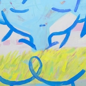 < しおり > 原画「とうめいなひび」