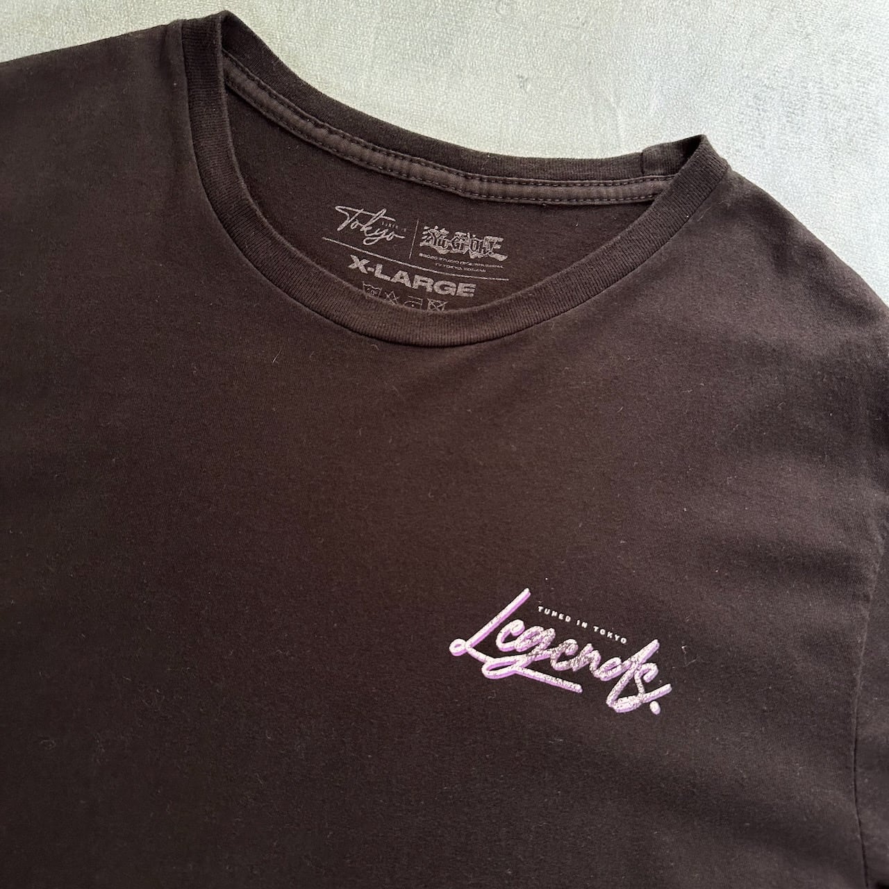 USA製 遊戯王 ブラックマジシャン バックプリント アニメTシャツ 黒