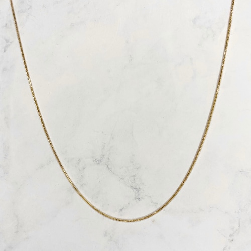 【14K-3-43】16inch 14K real gold chain necklace