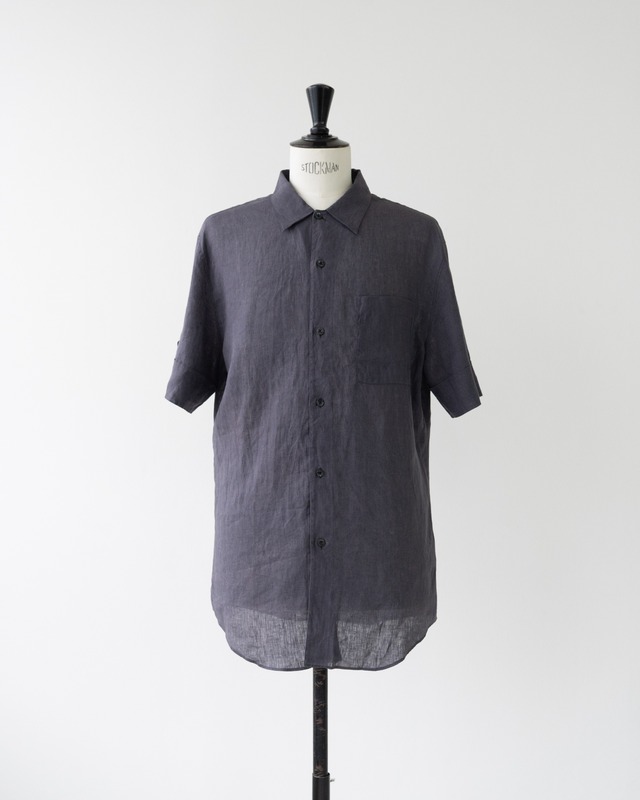 〈Hermès〉Linen Short Sleeves Shirt
