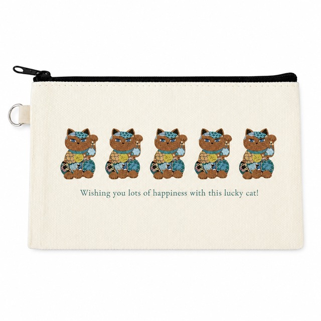 【COOK】LUCKY CAT キャンバスポーチ