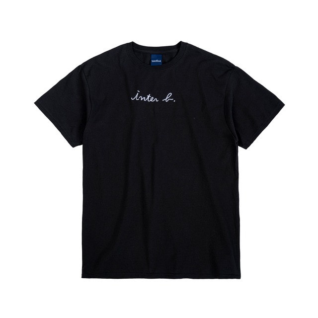 INTERBREED｜French Logo SS Tee -Black-