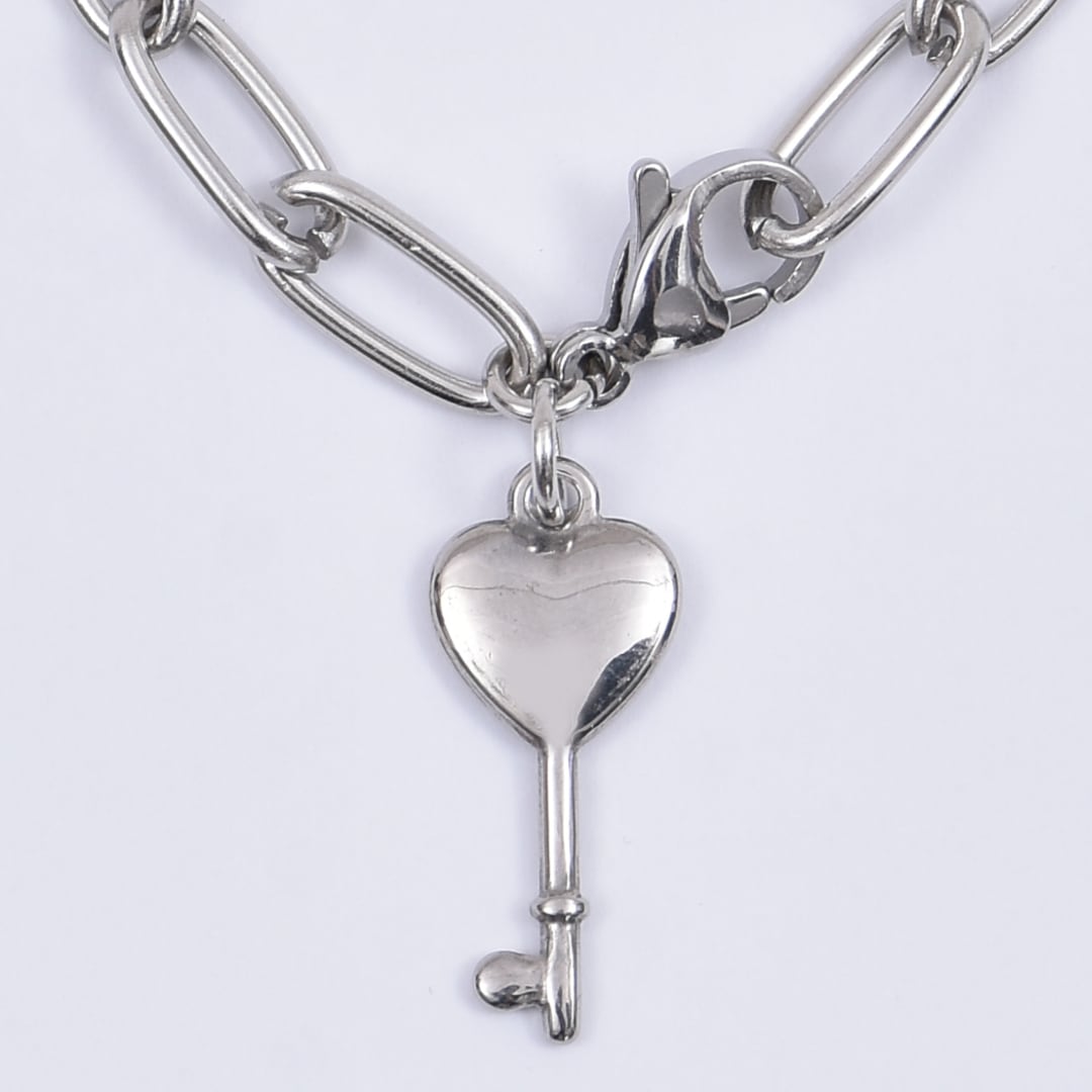 キーハートチェーンブレスレット | VOLCAN&APHRODITE