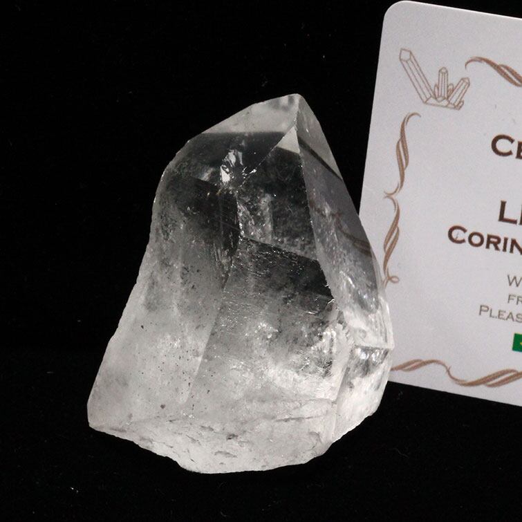 レムリアンシード 水晶 原石 ブラジル ミナスジェライス州 コリント産 証明書付属 一点物 271-485