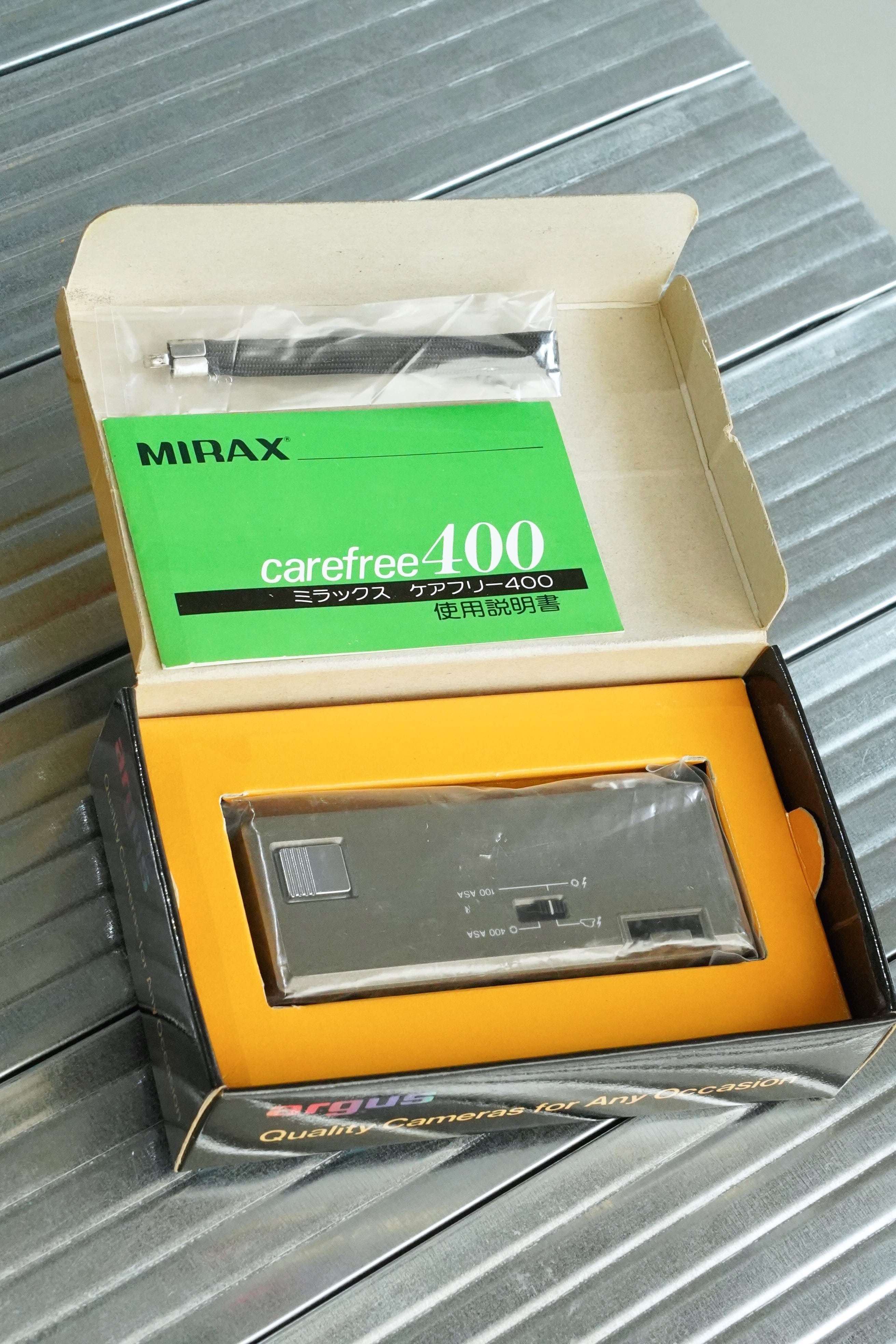 Argus × MIRAX Carefree 400｜110フィルムカメラ アーガス