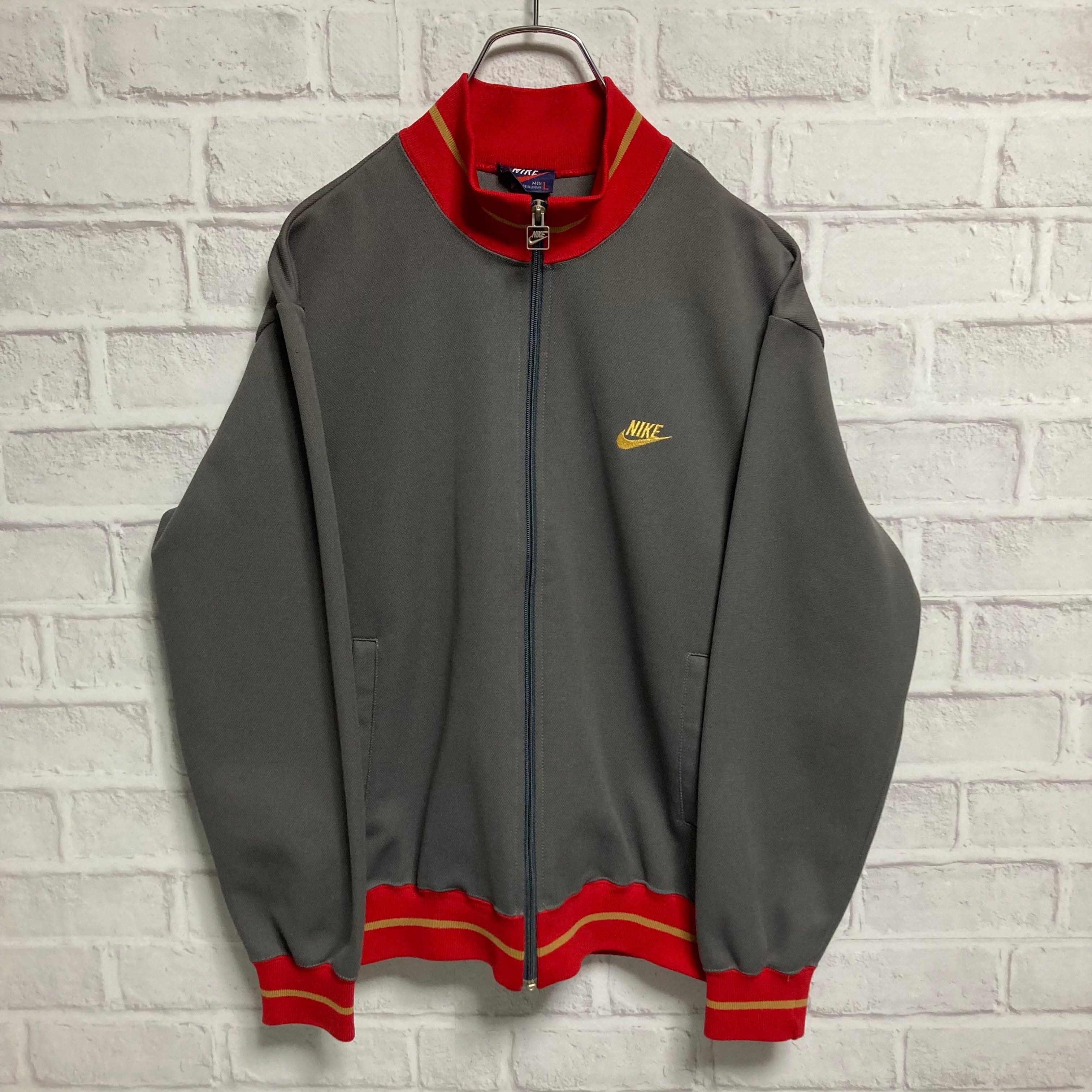 NIKE】Track Jacket L 80s Made in JAPAN 紺タグ 胸ロゴ ロゴ刺繍 美品 ...