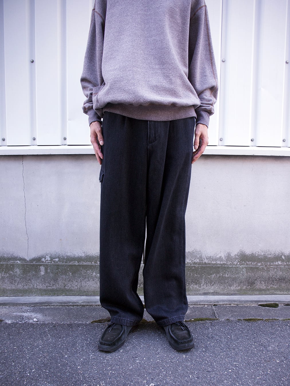 PWA, LOOSE DENIM TROUSERS | not wonder store