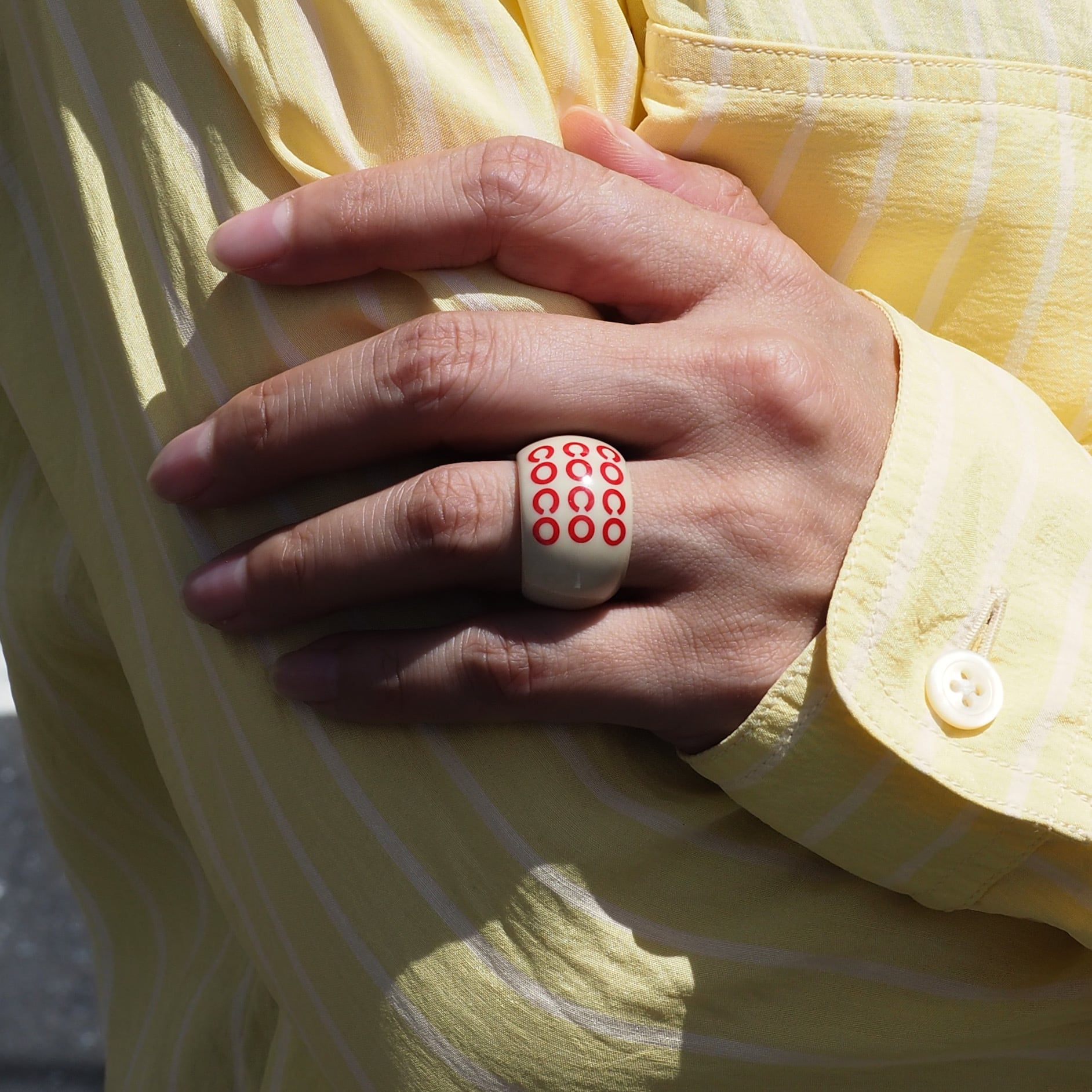 01s S/S CHANEL COCO Cuff Ring