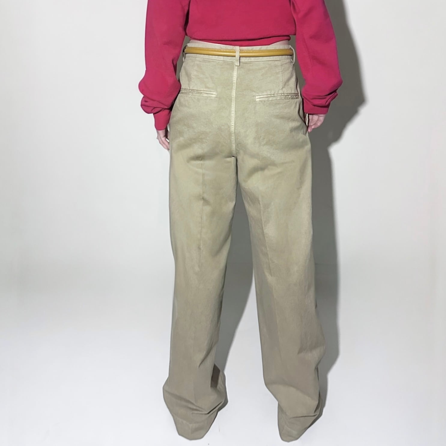 AURALEE  [GARMENT-DYED FINX LIGHT CHINO PANTS]