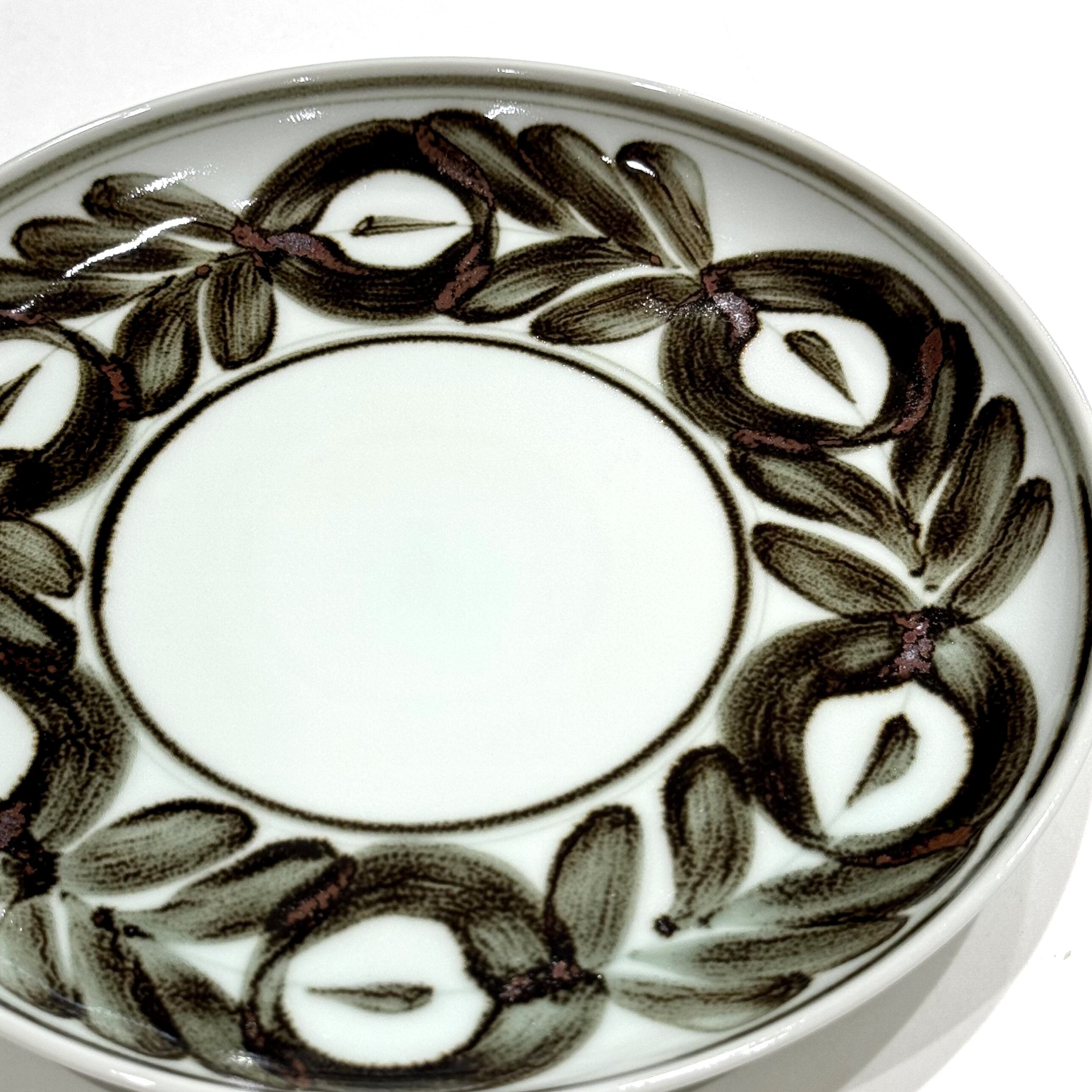 まわり花 (錆) 21cmプレート | 24to3［西富陶磁器オンラインストア