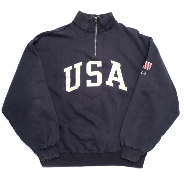 90's Polo sport half zip sweat made in USA