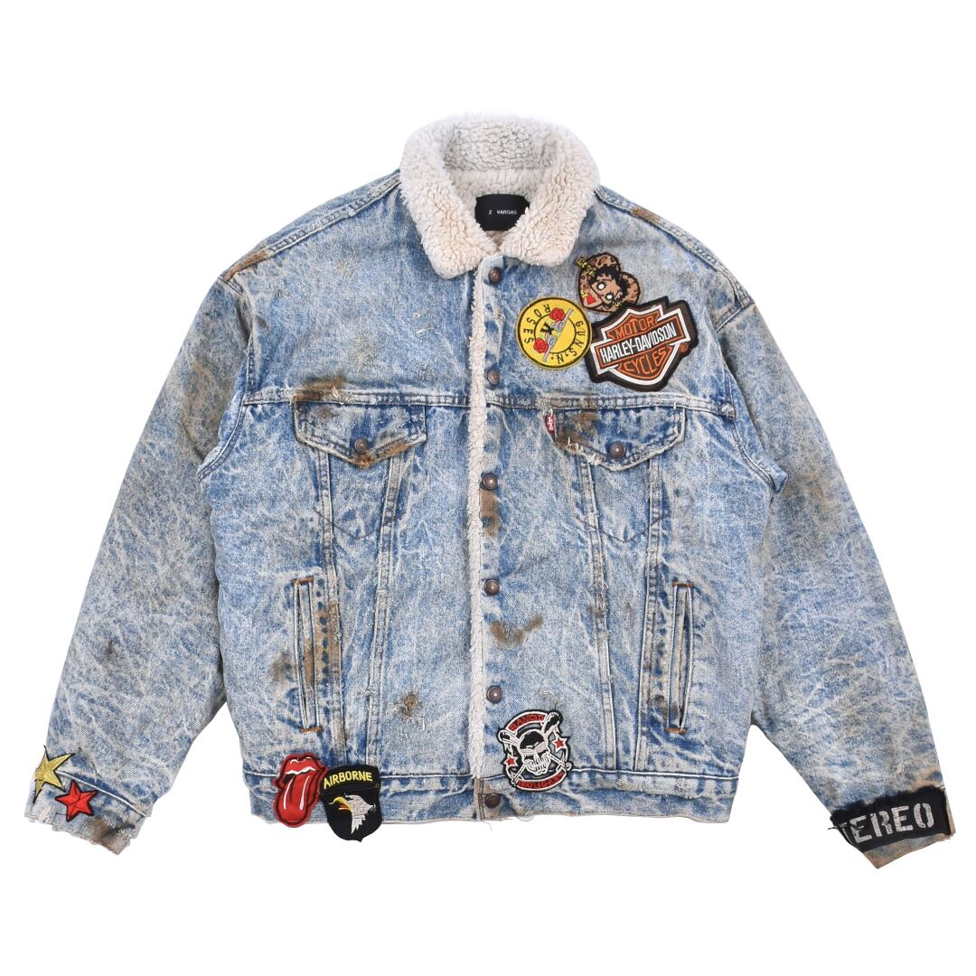 ZAC VARGAS / BOA DENIM JACKET / ※ONE-OF-A-KIND | AYIN