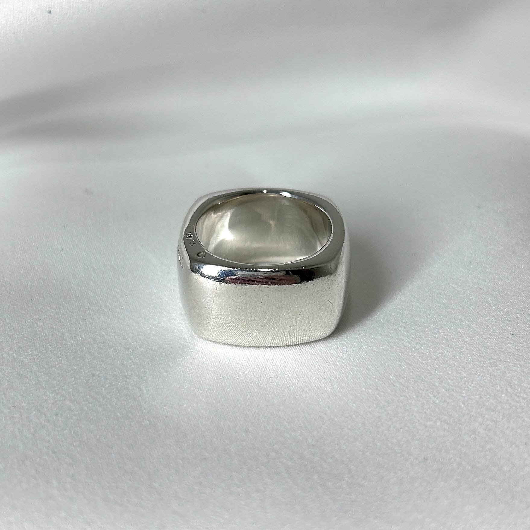 CHANEL シャネル スクエアリング シルバー925 約16号 | 2122 