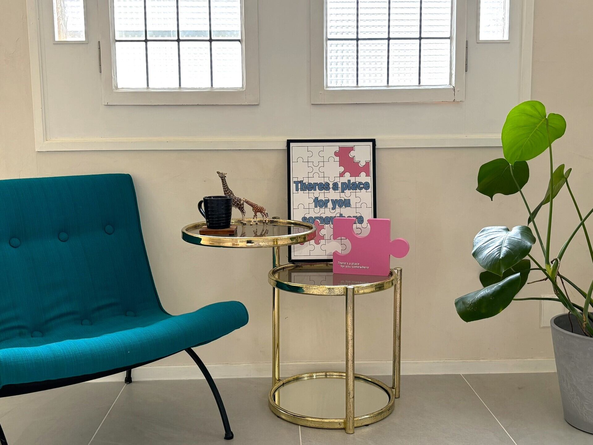 DHD(M)005【フレーム付きインテリアポスターA3　パズル】