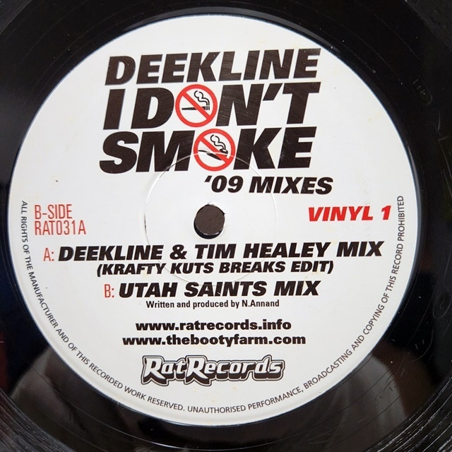 DJ Dee Kline / I Don't Smoke ('09 Mixes) [RAT031A] - メイン画像