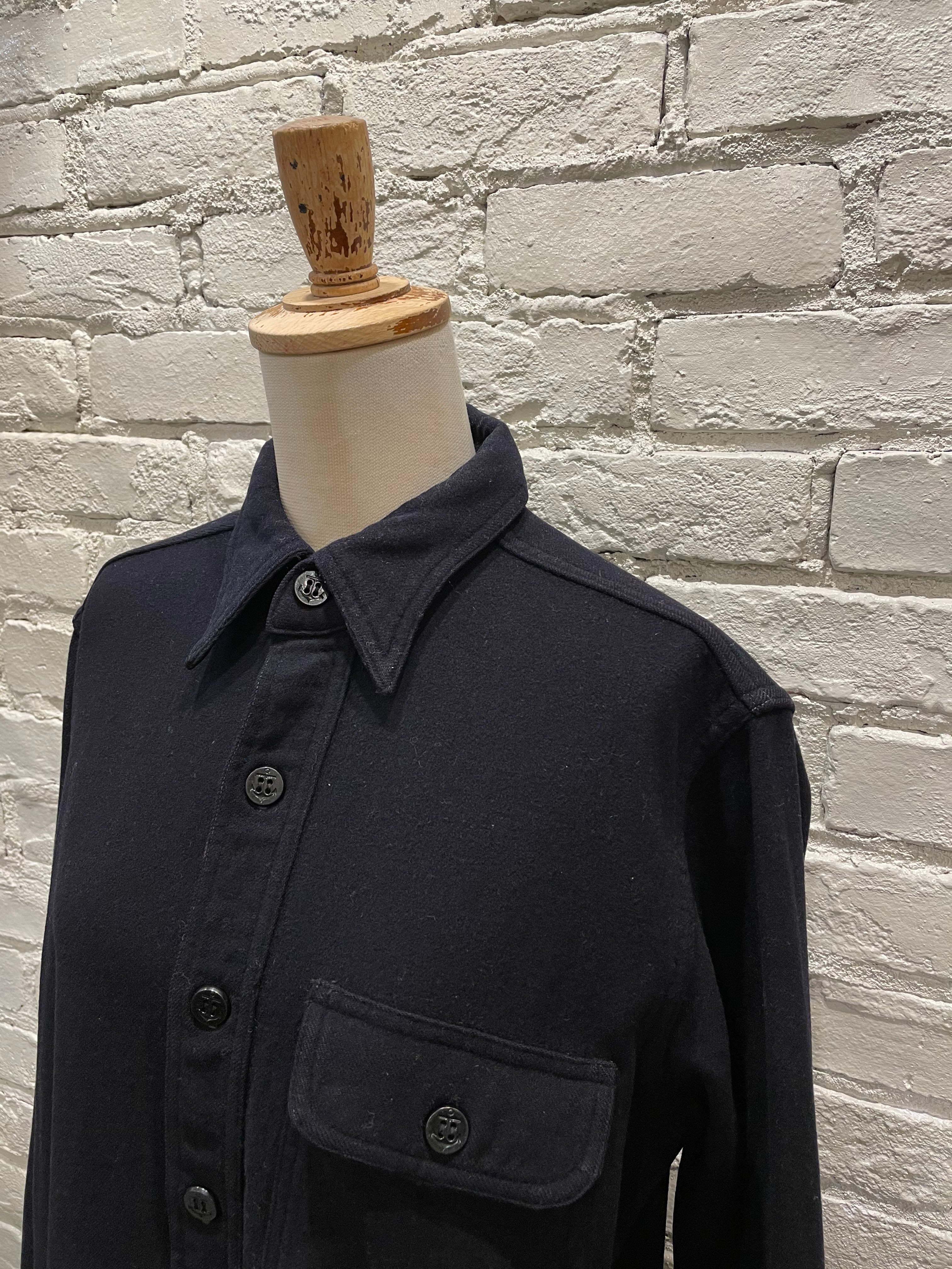 40年代〜 U.S.NAVY CPO 片ポケウールシャツ | Used & Vintage Clothing 