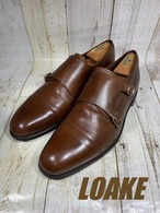 ローク Loake ダブルモンク CONNAN UK9 27.5cm