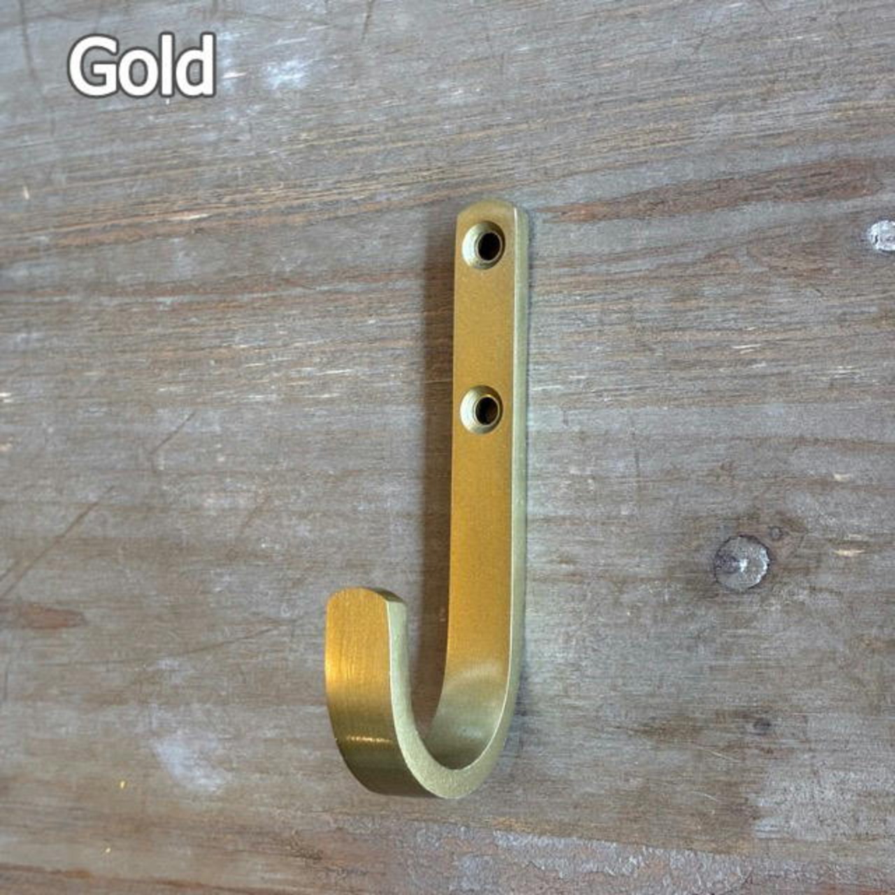India Iron hook 2color　インド　アイアンフック　全2色　ブラック　ゴールド　DIY　収納　ハンギング　鉄物　壁掛け　ポールフック　ウォールフック　シングルフック