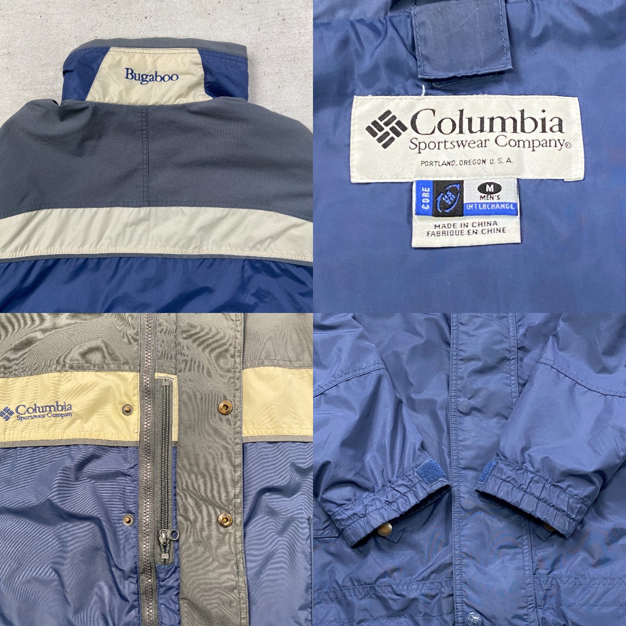 00年代 Columbia コロンビア Bugaboo アウトドアジャケット マウンテン 
