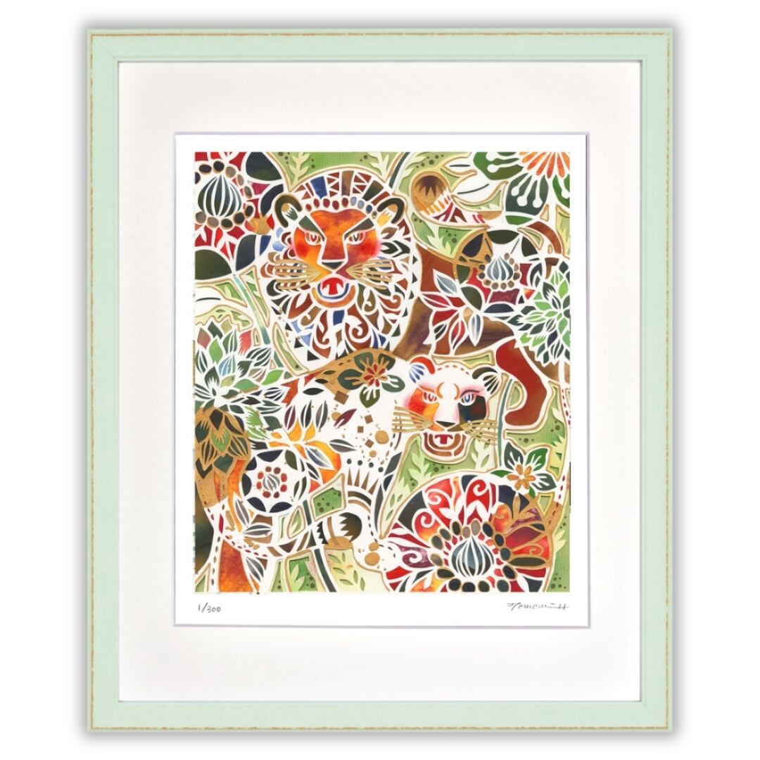 平石智美 「ライオンと花園」