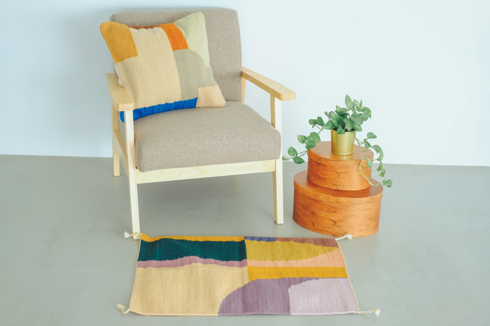 Zapoteco Tapete 50cm×70cm made in Mexico