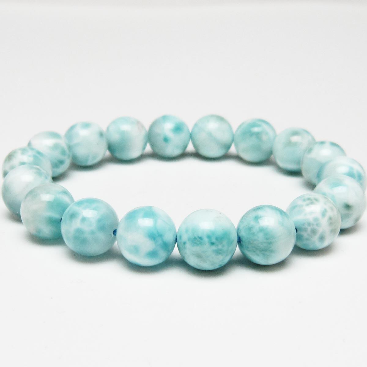 ラリマー ブレスレット 12mm 一点物 111-56541