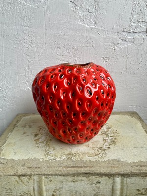 strawberry vase  〈RED M size〉