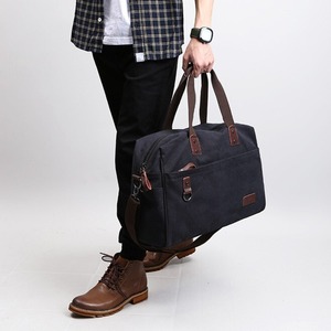 Canvas Square Compact Boston Bag / キャンバス スクエア コンパクト ボストン バッグ