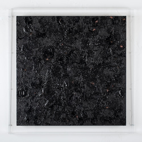 THE BLACK 60cm x 60cm ＊アクリル額縁付き＋作品証明書