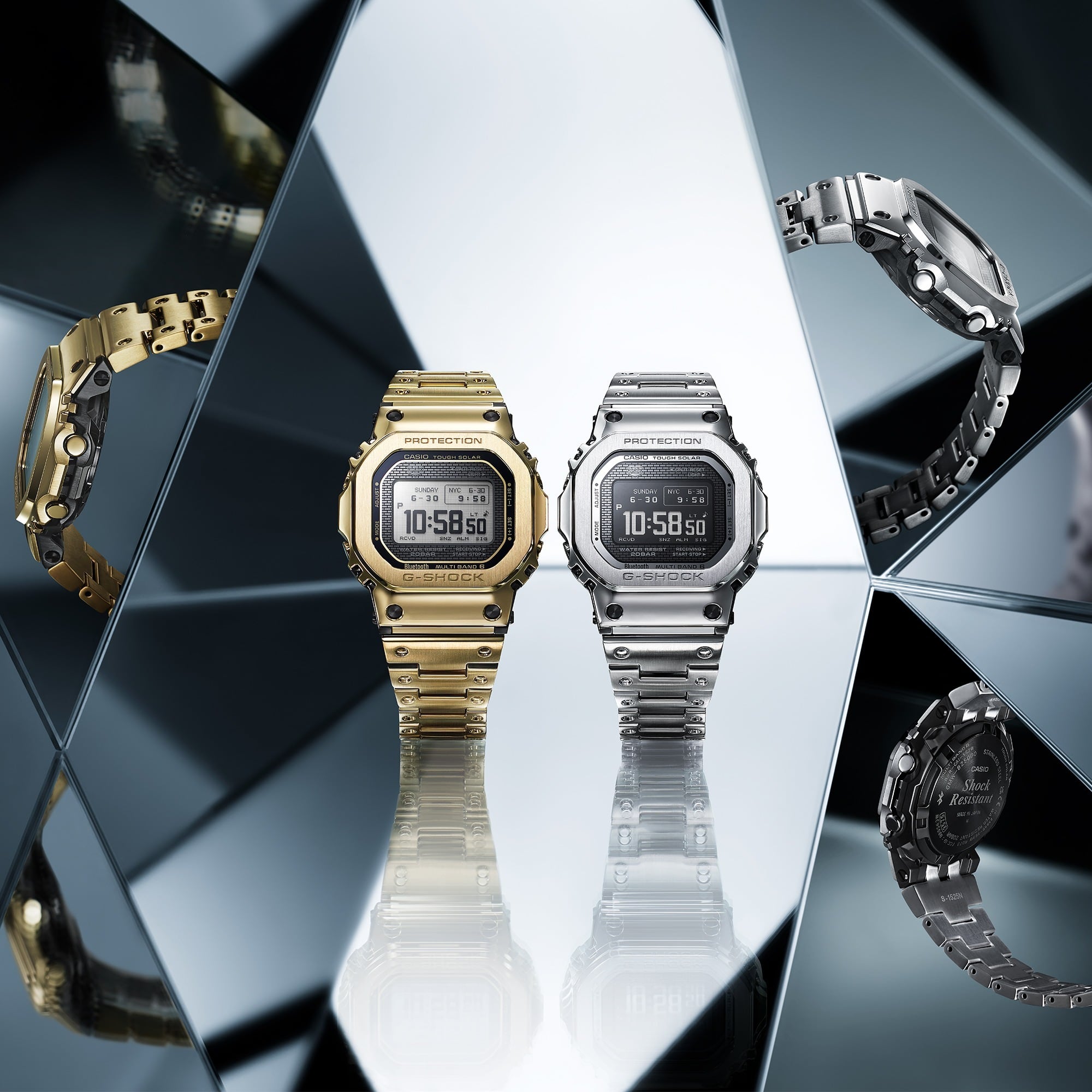 G-SHOCK G-ショックGMW-BZ5000D-1JF G-SHOCK、MIP液晶と新造フルメタルケース「GMW-BZ5000」 - Impress Watch