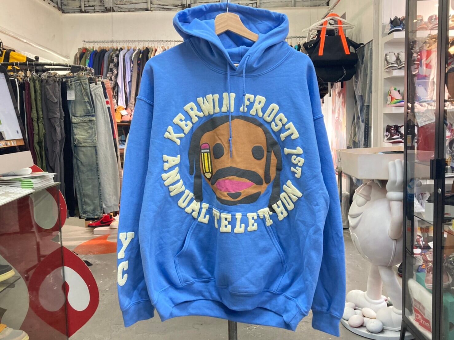 CPFM × Kerwin Frost “1st Annual Telethon” Hoodie LARGE 90KE5598  