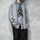 pattern silk scarf