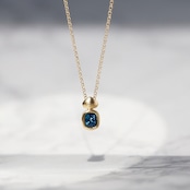 Blue Spinel Pendant Top